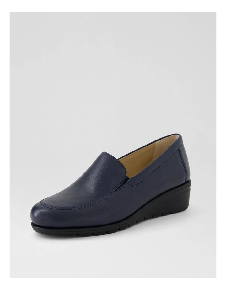 Leilanis Navy Leather Heels image 2