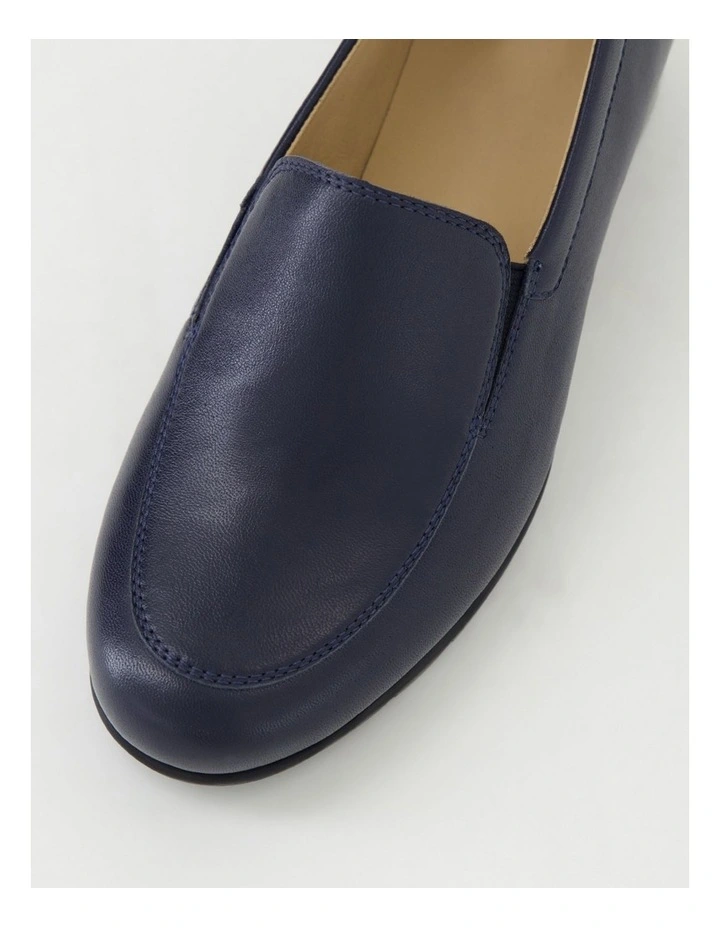Leilanis Navy Leather Heels image 4