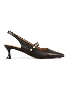 Audrey Kitten Heel - Black