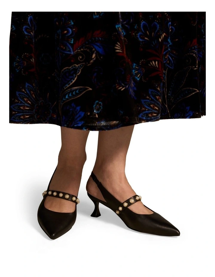 Audrey Kitten Heel - Black image 2