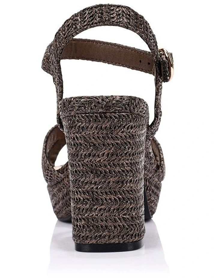 Heppell- Chocolate Brown Raffia image 3
