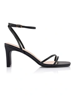 Gilbert Block Heel Sandals- Black