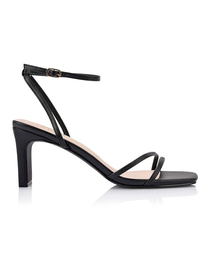 Gilbert Block Heel Sandals- Black image 1