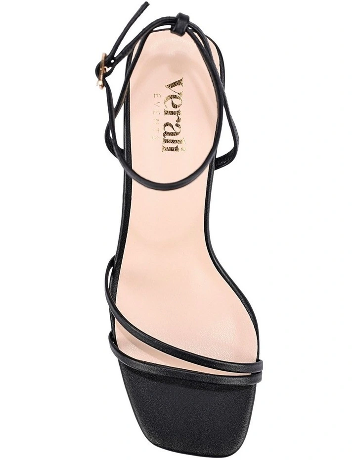 Gilbert Block Heel Sandals- Black image 4