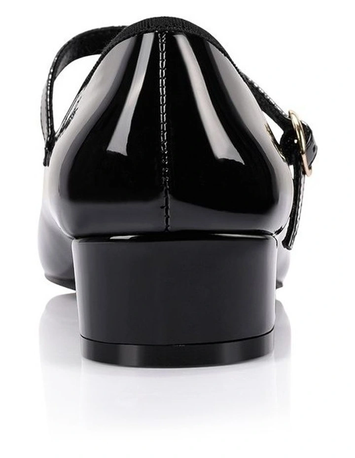 Micah Mary-Jane Block Heels - Black Patent image 3