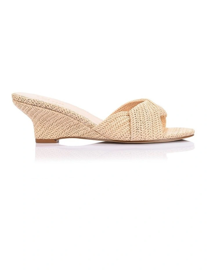 Gabriella Mule Wedges - Raffia image 1