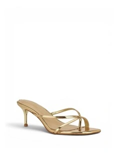 Gazey Heels in Gold