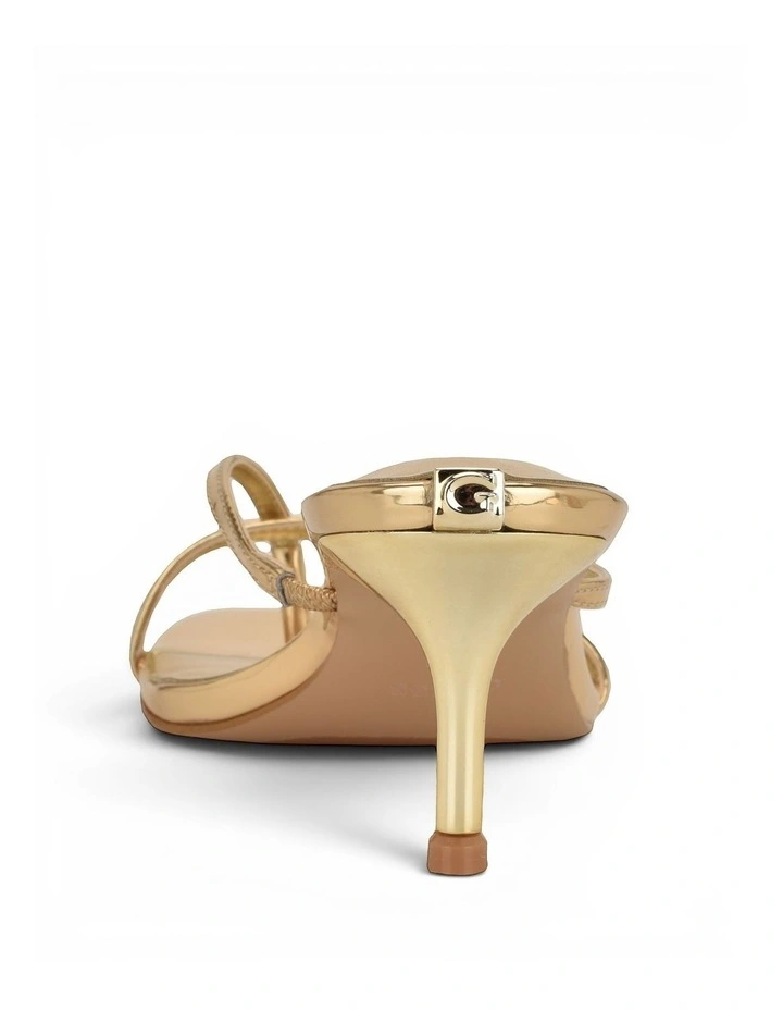 Gazey Heels in Gold image 2
