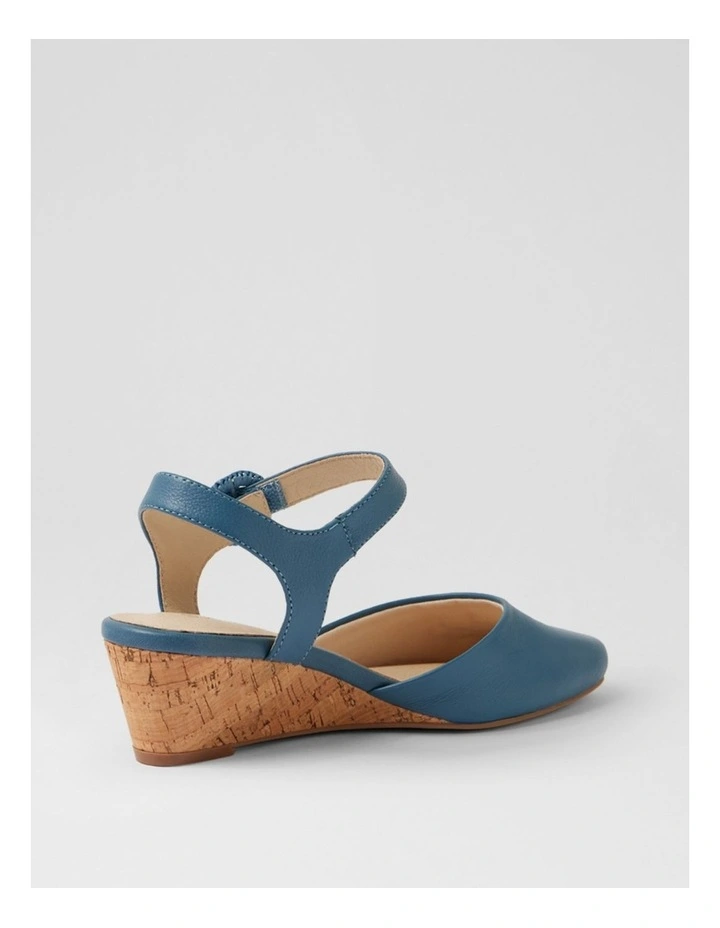Selvine Denim Cork Leather Cork Heels image 3