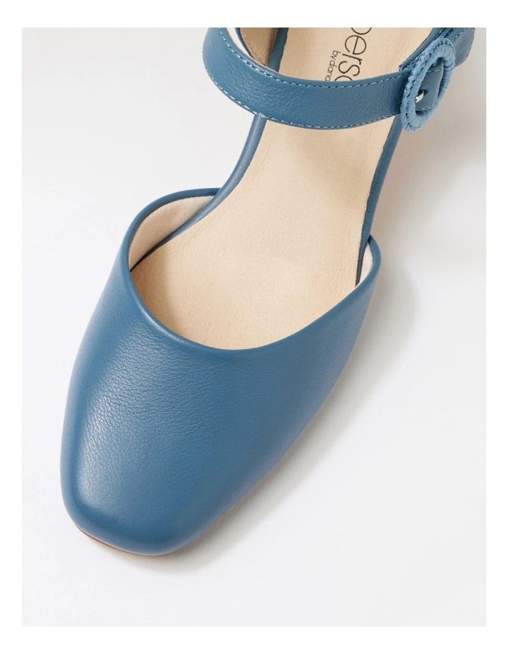 Selvine Denim Cork Leather Cork Heels image 4