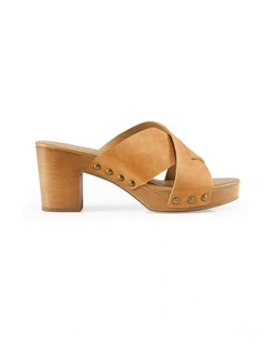 Midtown Clog Mule in Tan