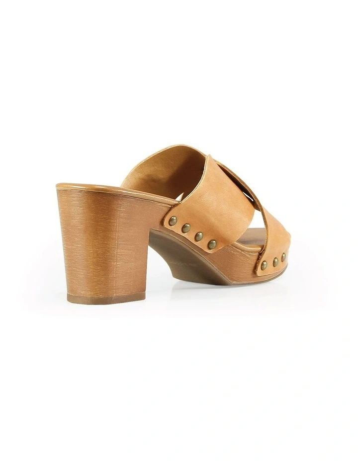 Midtown Clog Mule in Tan image 2
