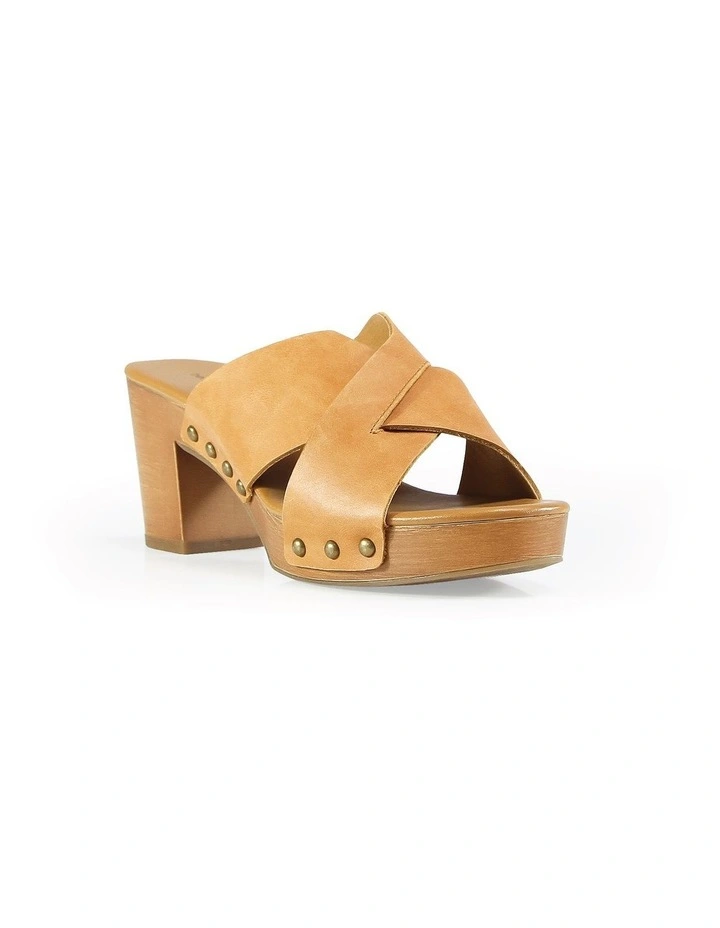 Midtown Clog Mule in Tan image 3