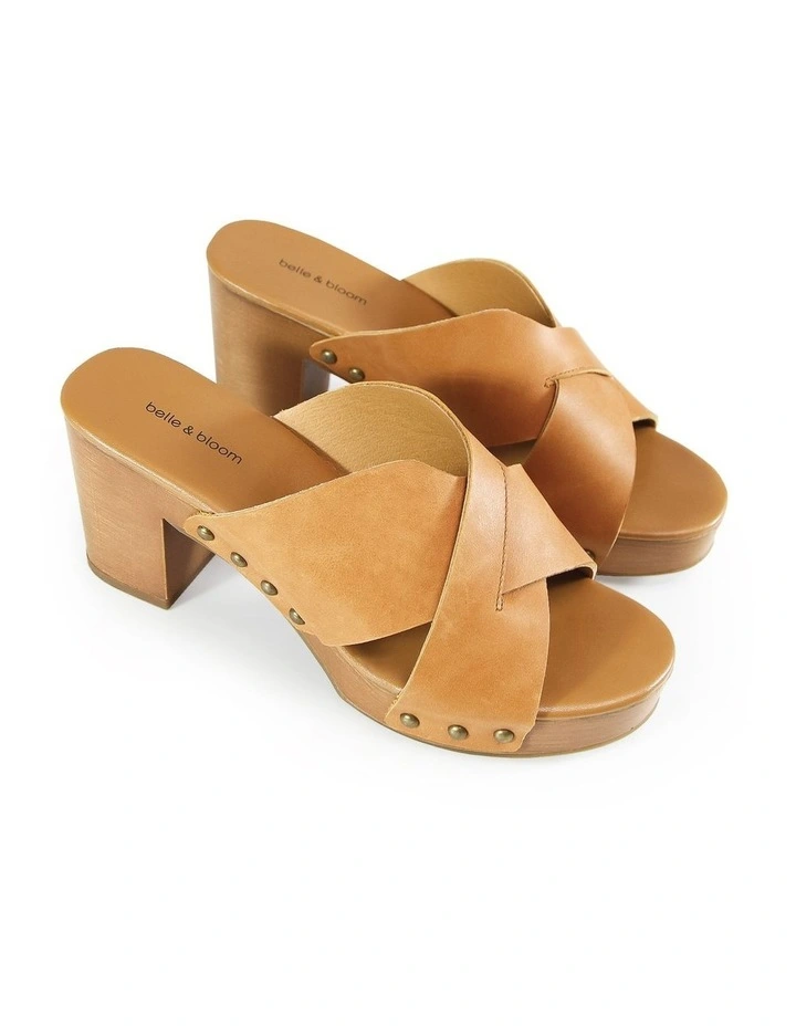 Midtown Clog Mule in Tan image 4