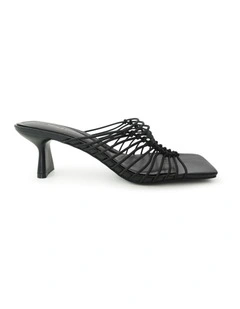 About Last Night Strappy Heel in Black