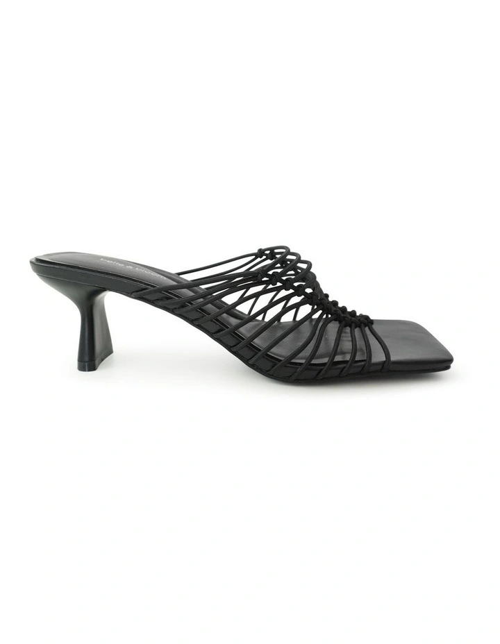 About Last Night Strappy Heel in Black image 1