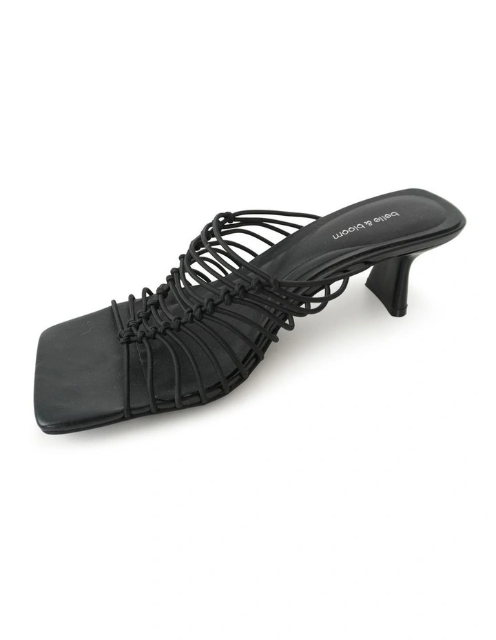 About Last Night Strappy Heel in Black image 2