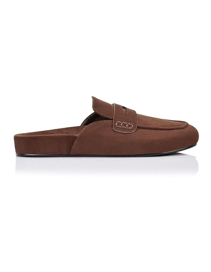 Terrance Loafer Mules - Chocolate Brown Micro image 1