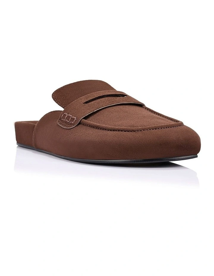 Terrance Loafer Mules - Chocolate Brown Micro image 2