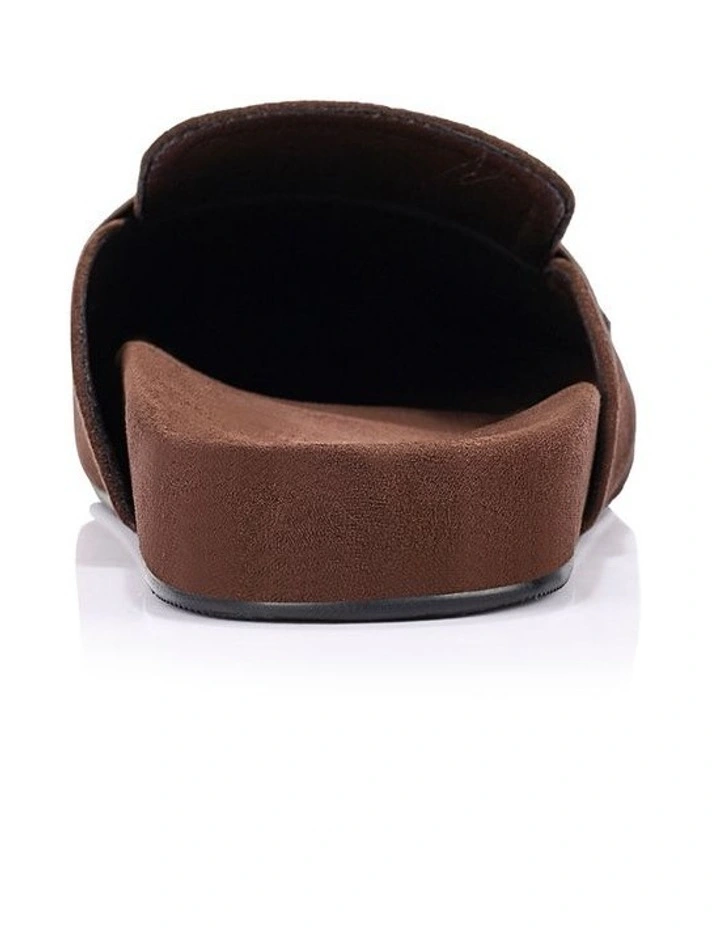Terrance Loafer Mules - Chocolate Brown Micro image 3