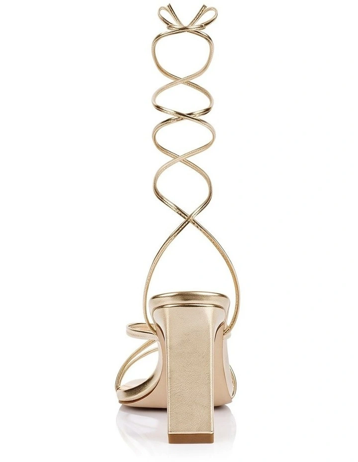 Kito Block Heel Sandals - Champagne Gold image 3