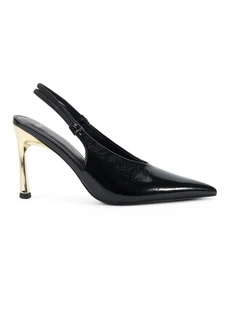 ZANTO - BLACK CRINKLE PATENT