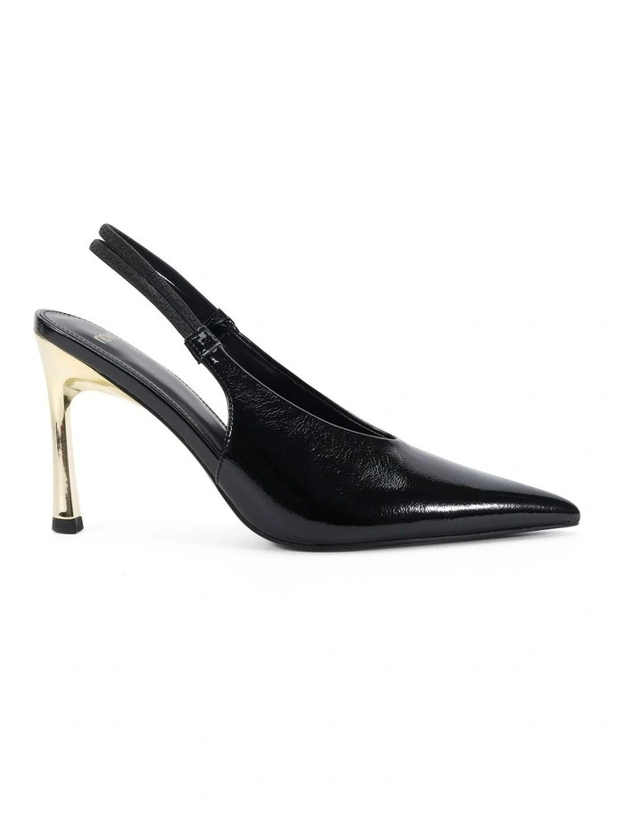 ZANTO - BLACK CRINKLE PATENT image 1