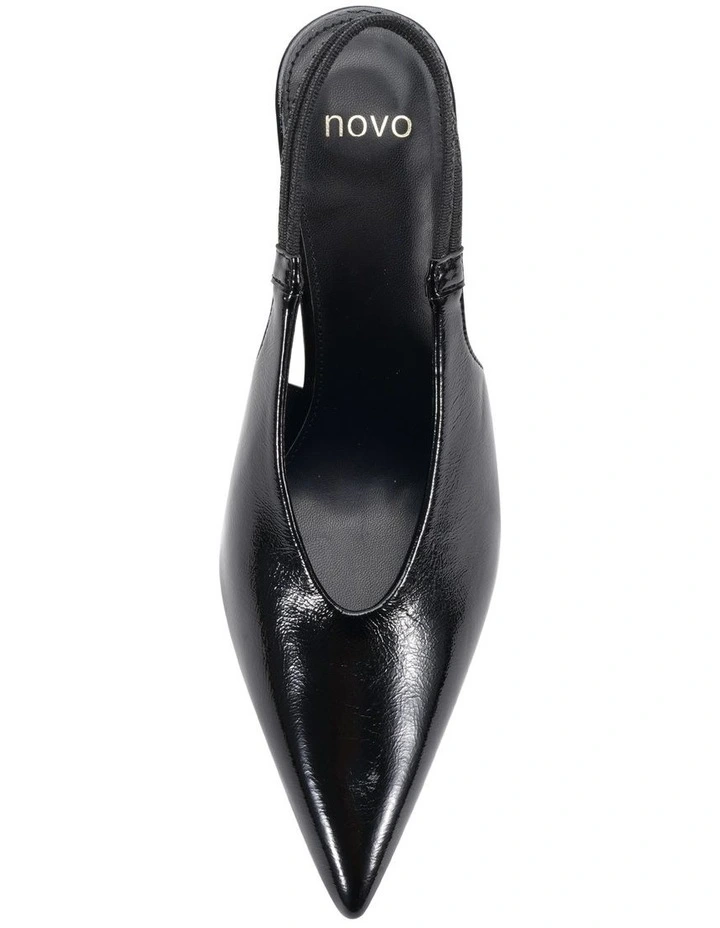 ZANTO - BLACK CRINKLE PATENT image 5