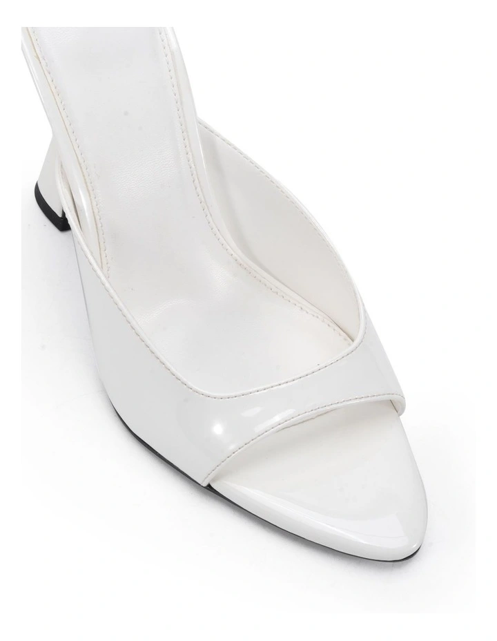 ZAMINA - White Patent image 4