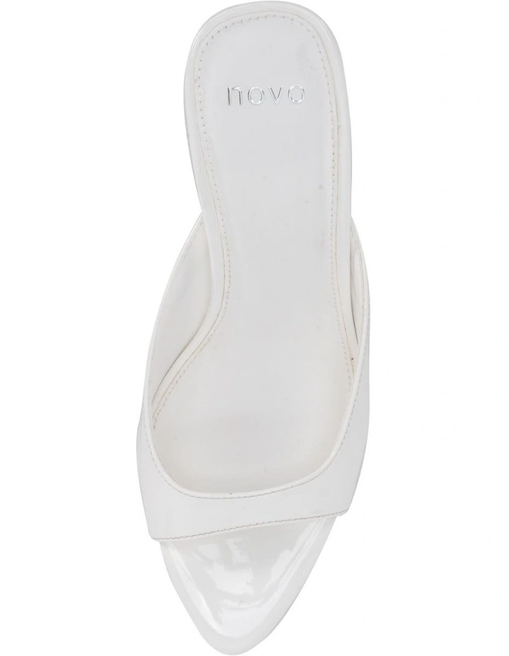 ZAMINA - White Patent image 5
