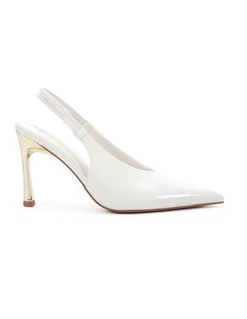 WHITE CRINKLE PATENT colour