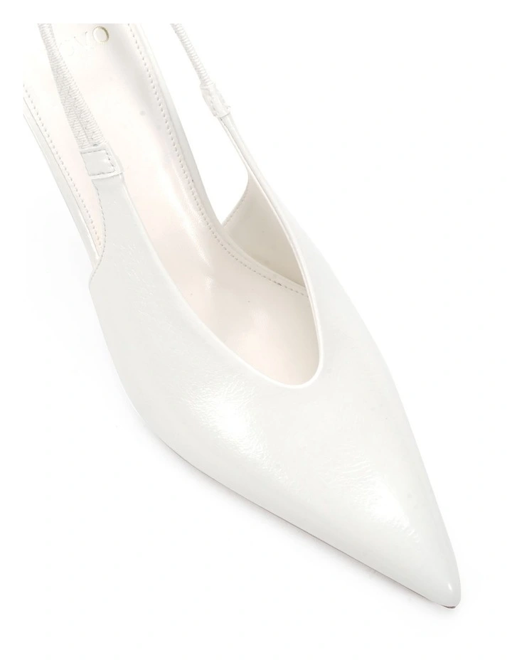 ZANTO - WHITE CRINKLE PATENT image 4