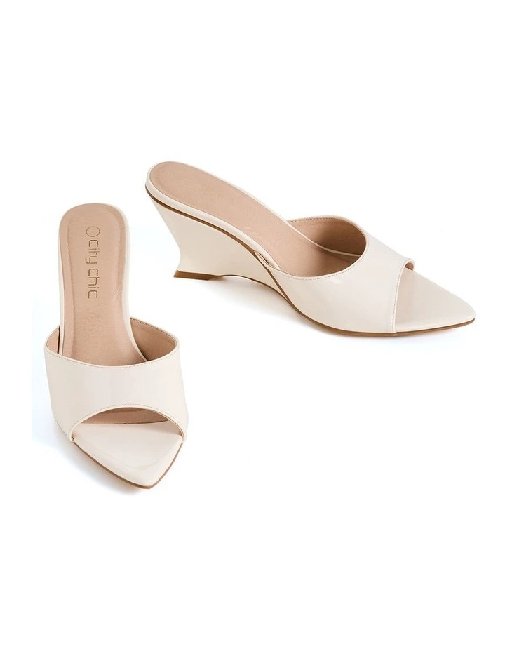 Wide Fit WIDE FIT Lia Wedge Heel in ivory image 5