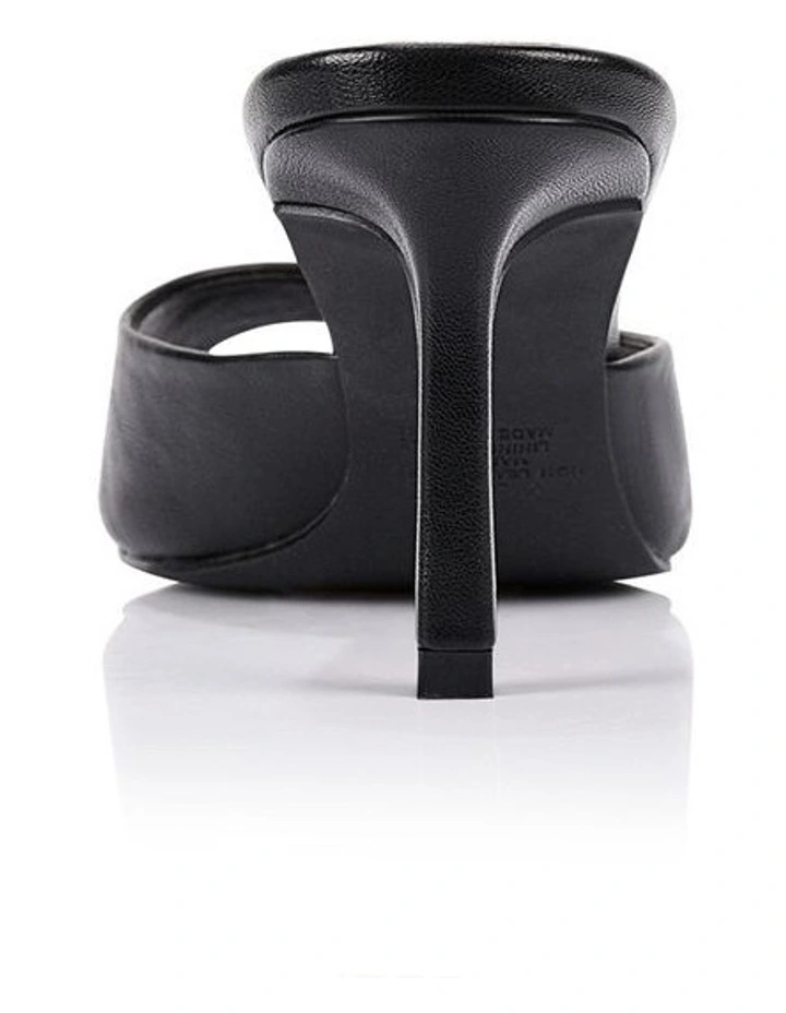 Flora Heeled Mules- Black Vintage image 3