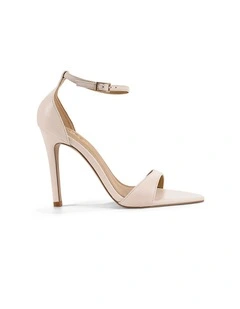 Zorina Heeled Sandals - Chalk White Leather