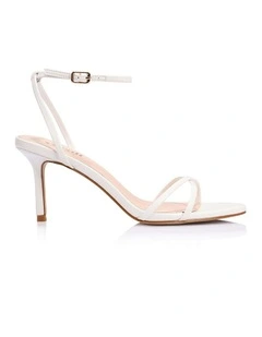 Flo Strappy Sandals- Chalk White
