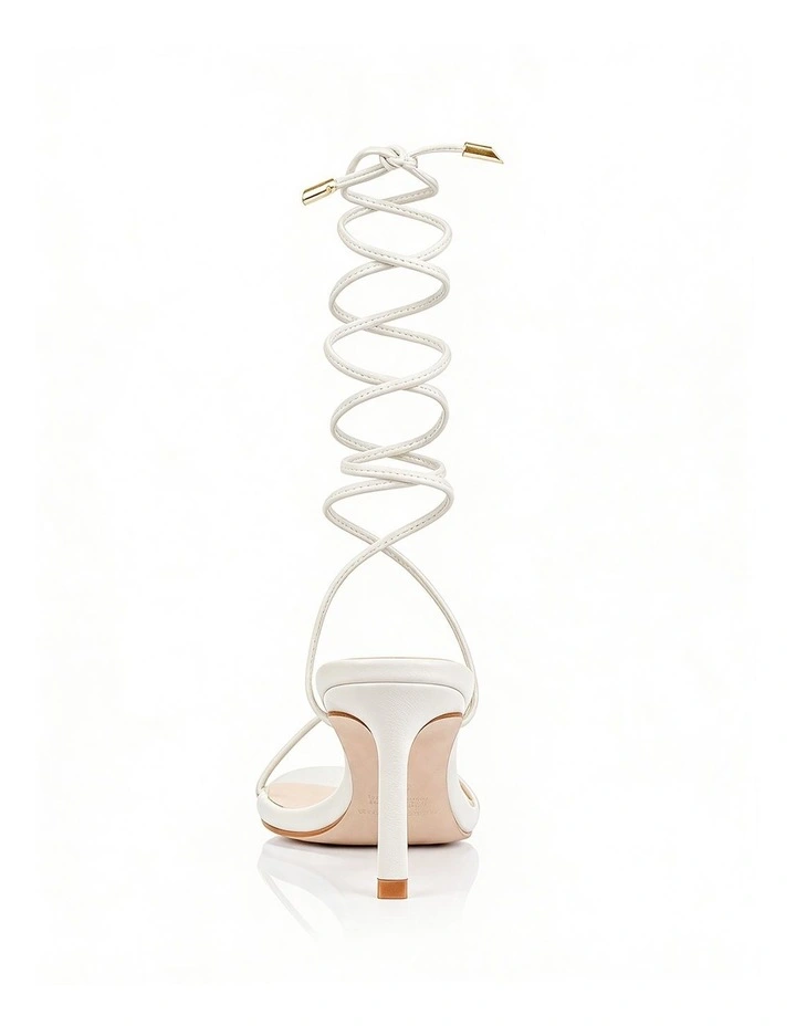 Florence Strappy Sandals- Chalk White image 3