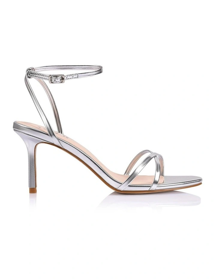 Flo Strappy Sandals- Silver image 1