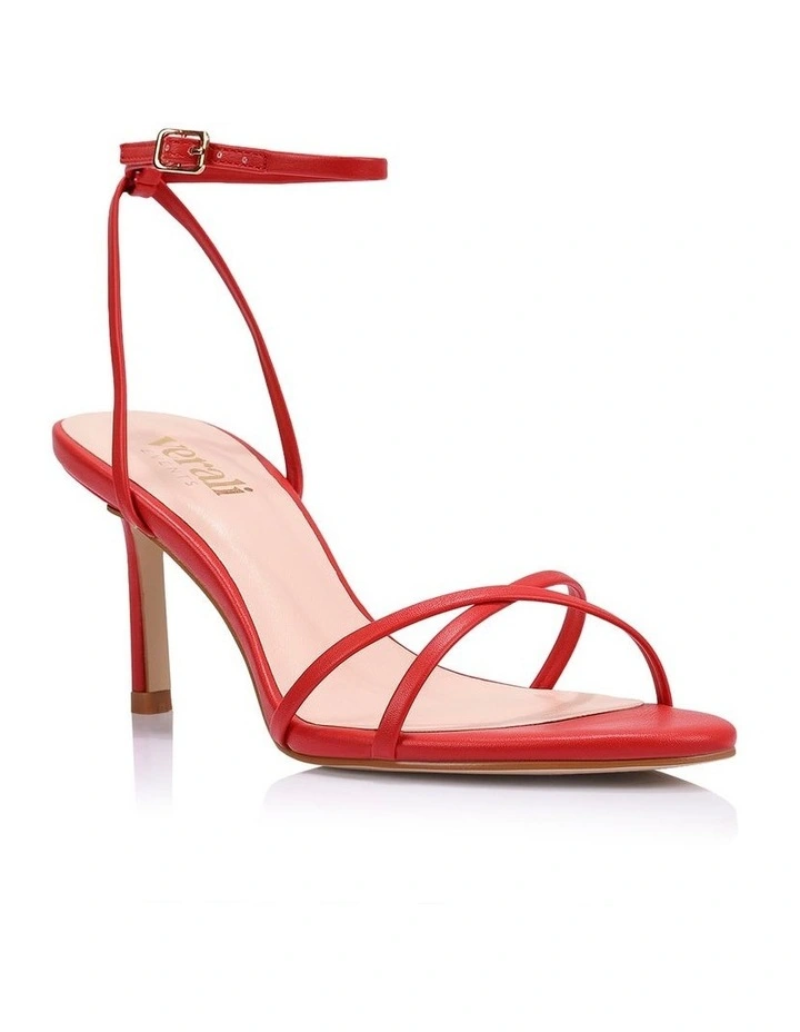 Flo Strappy Sandals- Red image 2