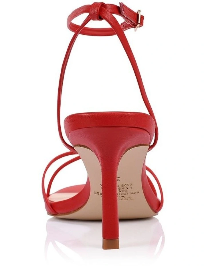 Flo Strappy Sandals- Red image 3