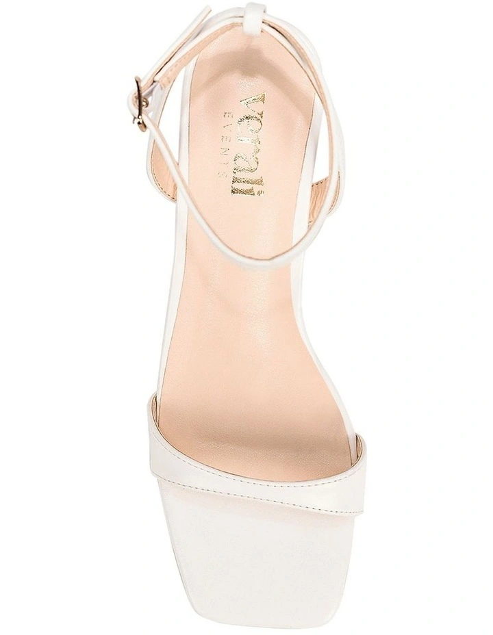 Aloha Kitten Heel Sandals- Chalk White image 4