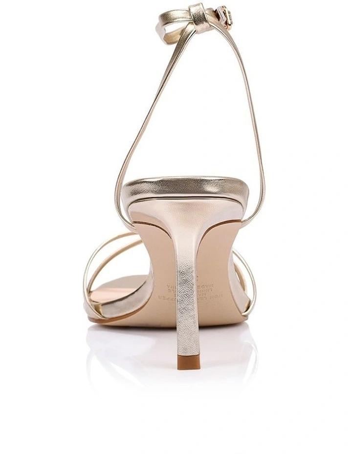Flo Strappy Sandals- Champagne Gold image 3