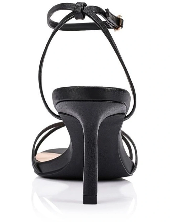 Flo Strappy Sandals- Black image 3