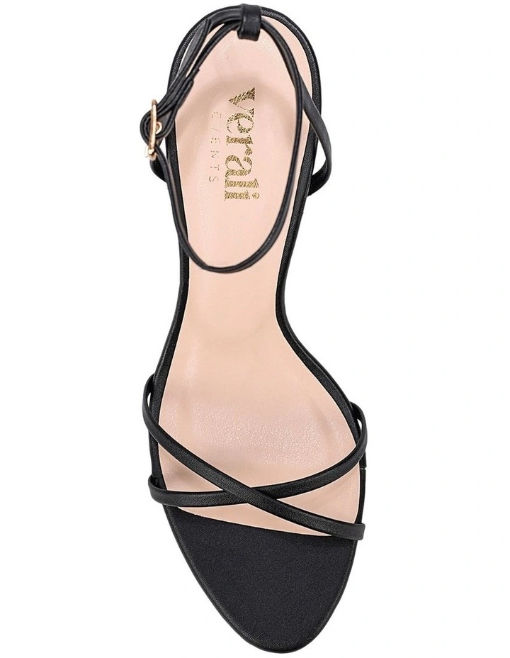 Flo Strappy Sandals- Black image 4