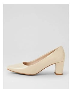 Jassine Almond Leather Heels