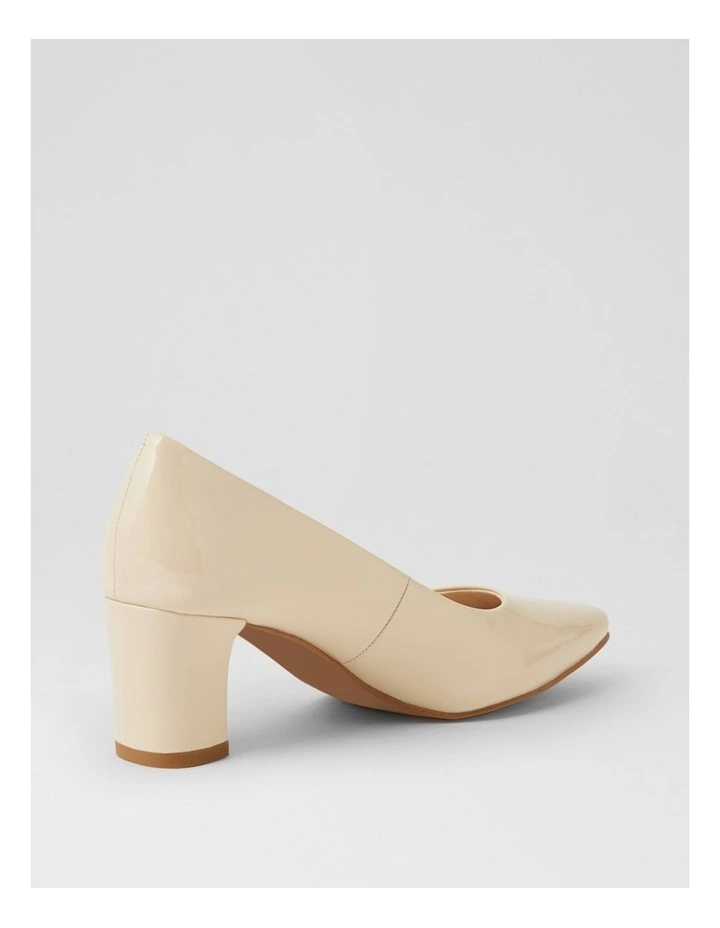 Jassine Almond Leather Heels image 3
