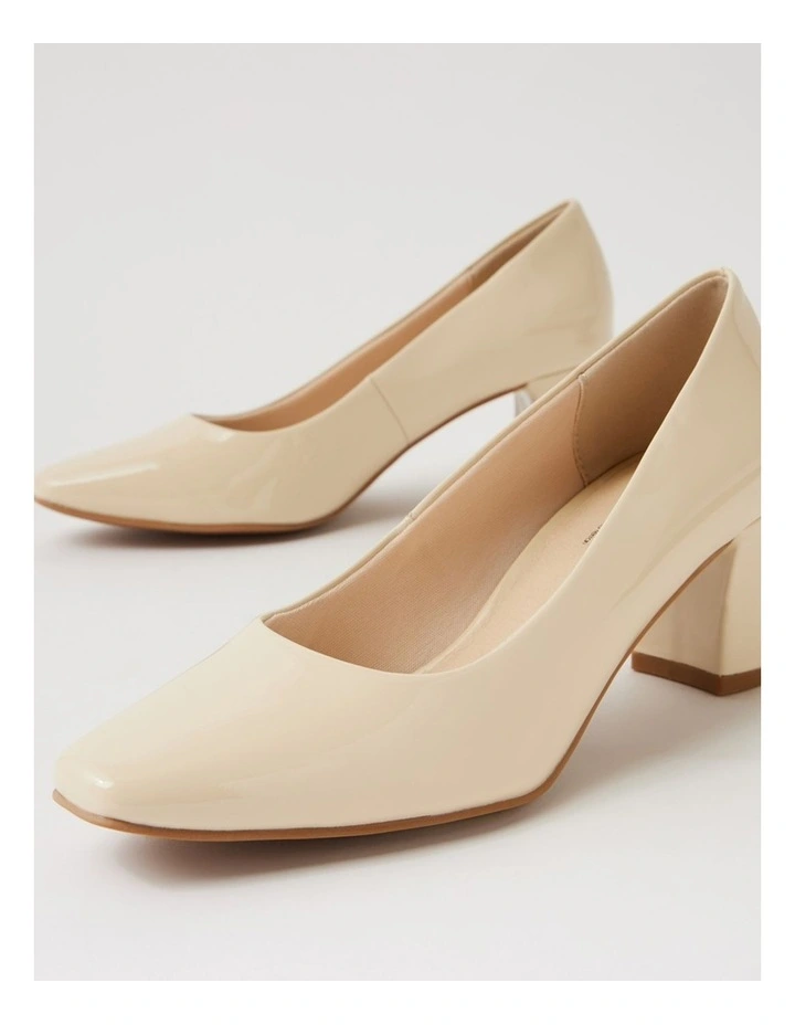 Jassine Almond Leather Heels image 5