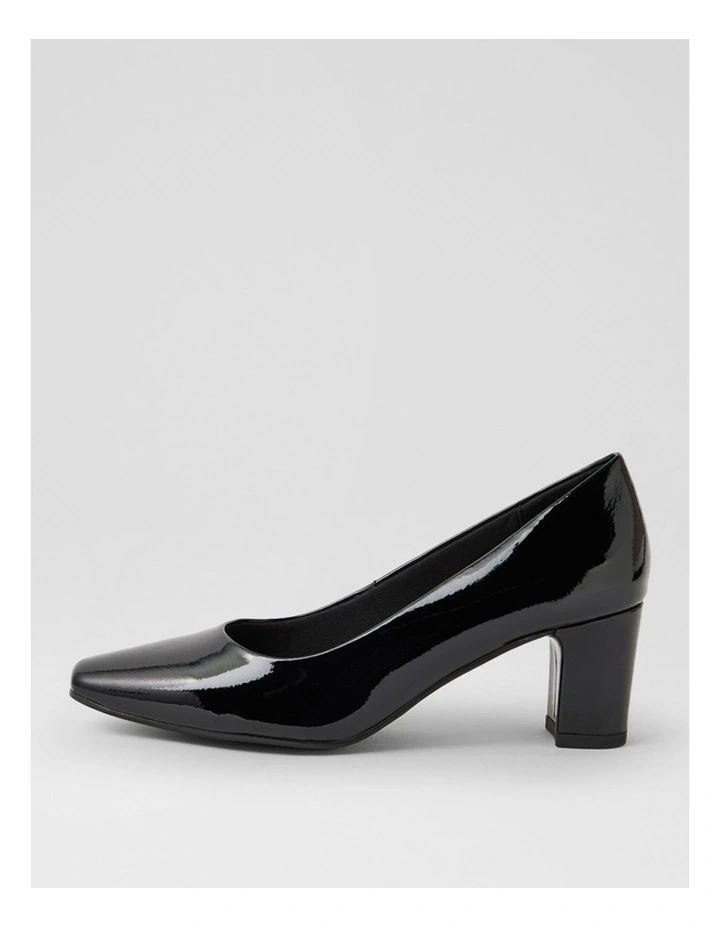 Jassine Black Patent Leather Heels image 1