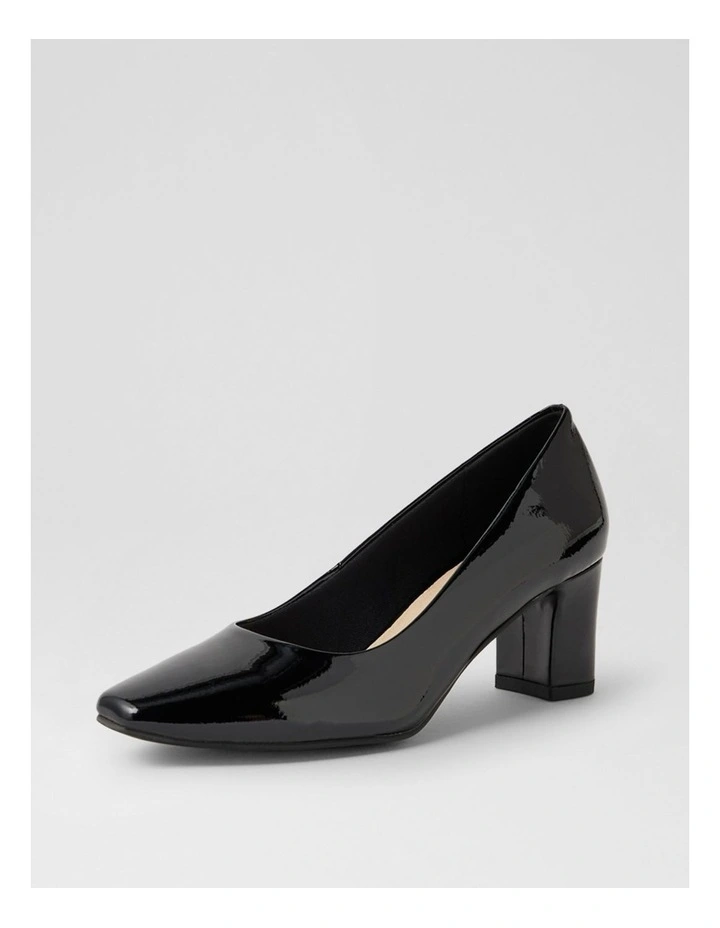 Jassine Black Patent Leather Heels image 2