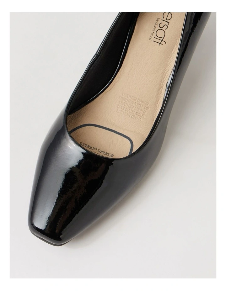 Jassine Black Patent Leather Heels image 4